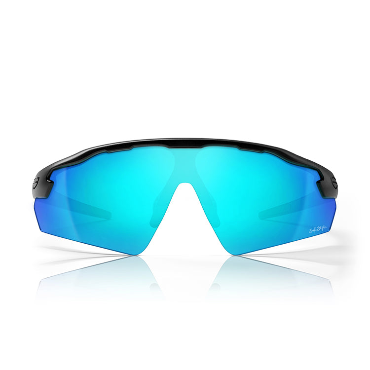 Phantoms Matte Black Frame Reflectors Blue Lens