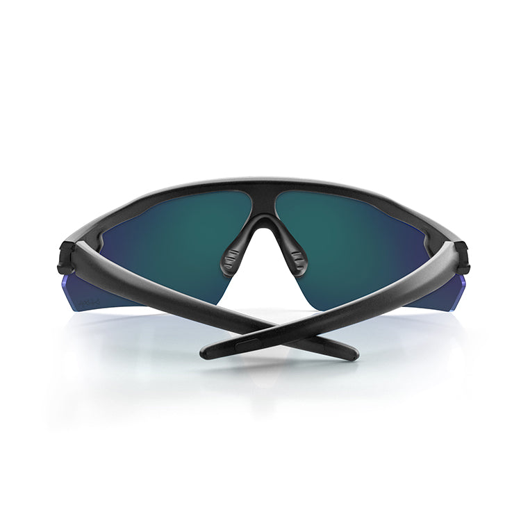 Phantoms Matte Black Frame Reflectors Blue Lens