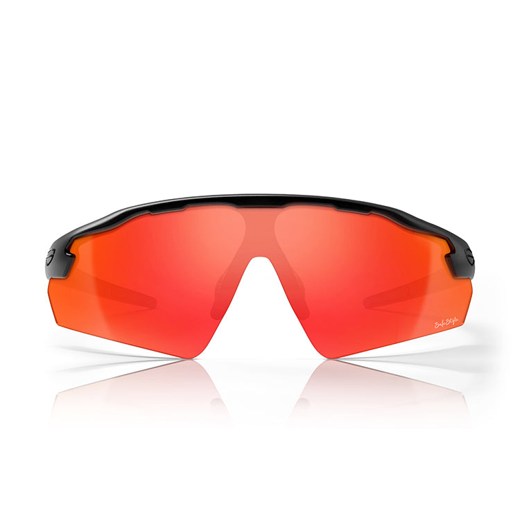 Phantoms Matte Black Frame Reflectors Red Lens