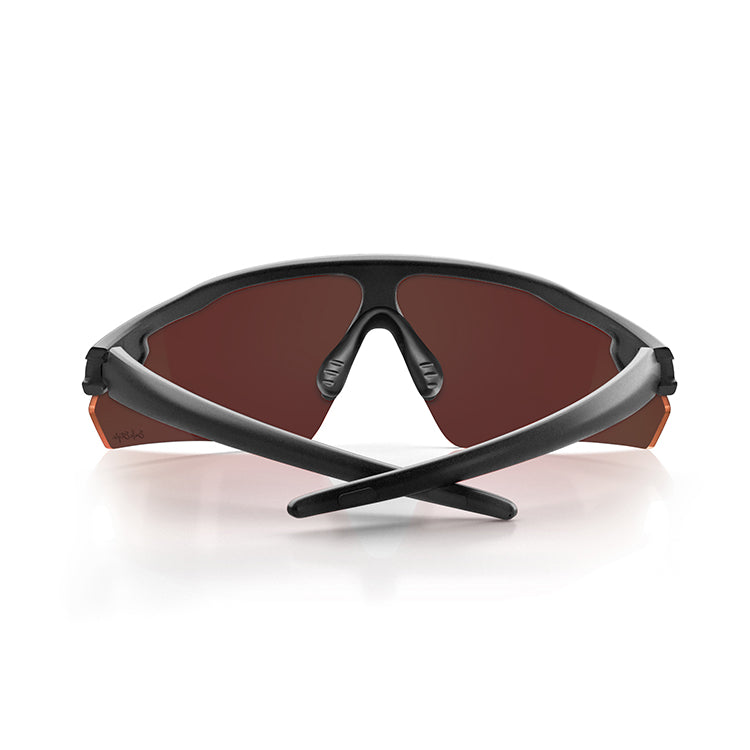 Phantoms Matte Black Frame Reflectors Red Lens