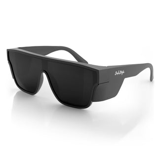 Primes Matte Black Frame Polarised Lens Safety Glasses