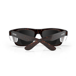 Fusions Brown Tort Frame Polarised Lens Safety Glasses