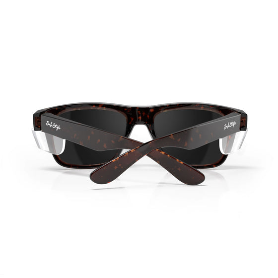 Fusions Brown Tort Frame Polarised Lens Safety Glasses